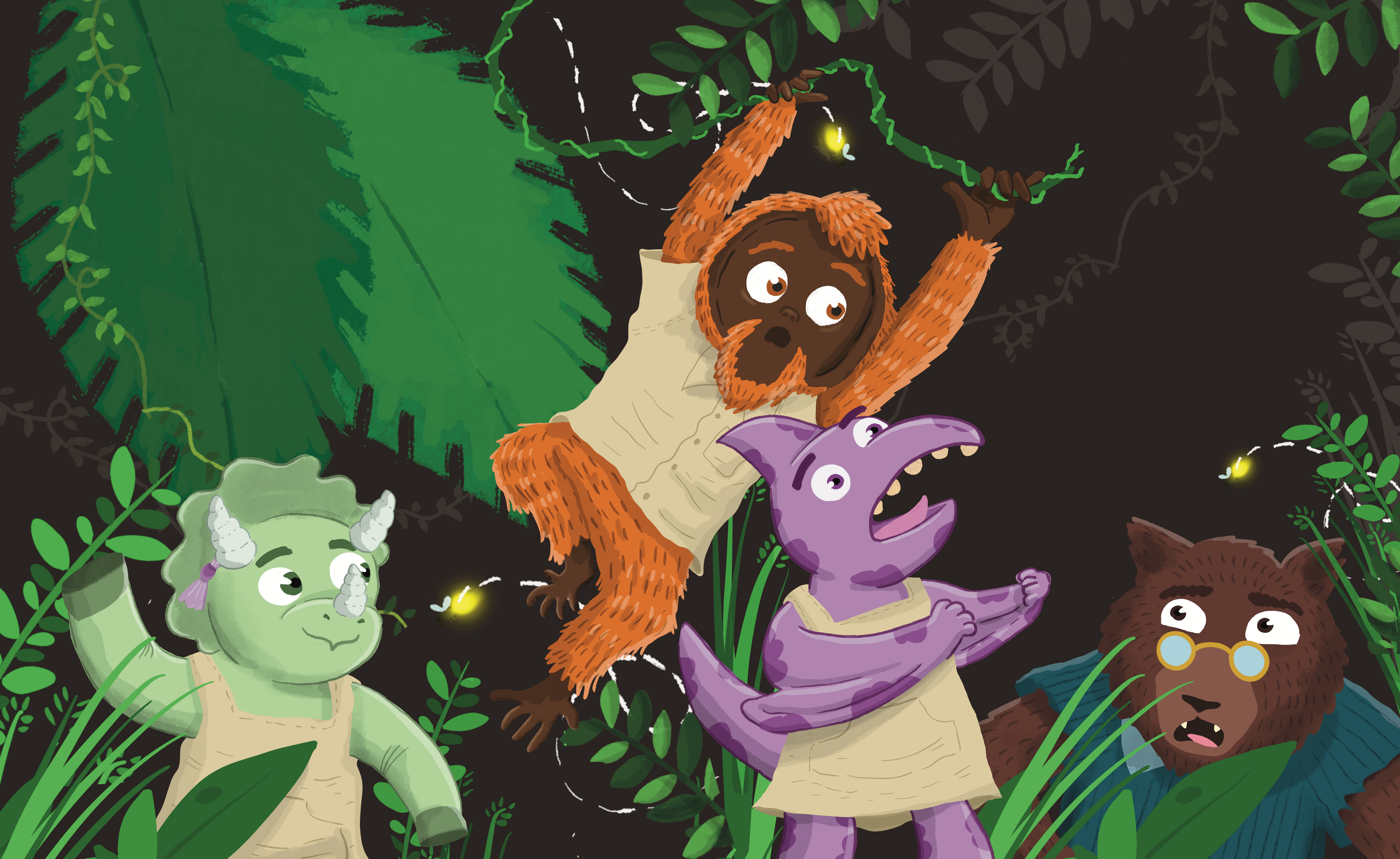 Swinging Vine Classroom Print