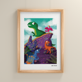 Dinosaur Party Print