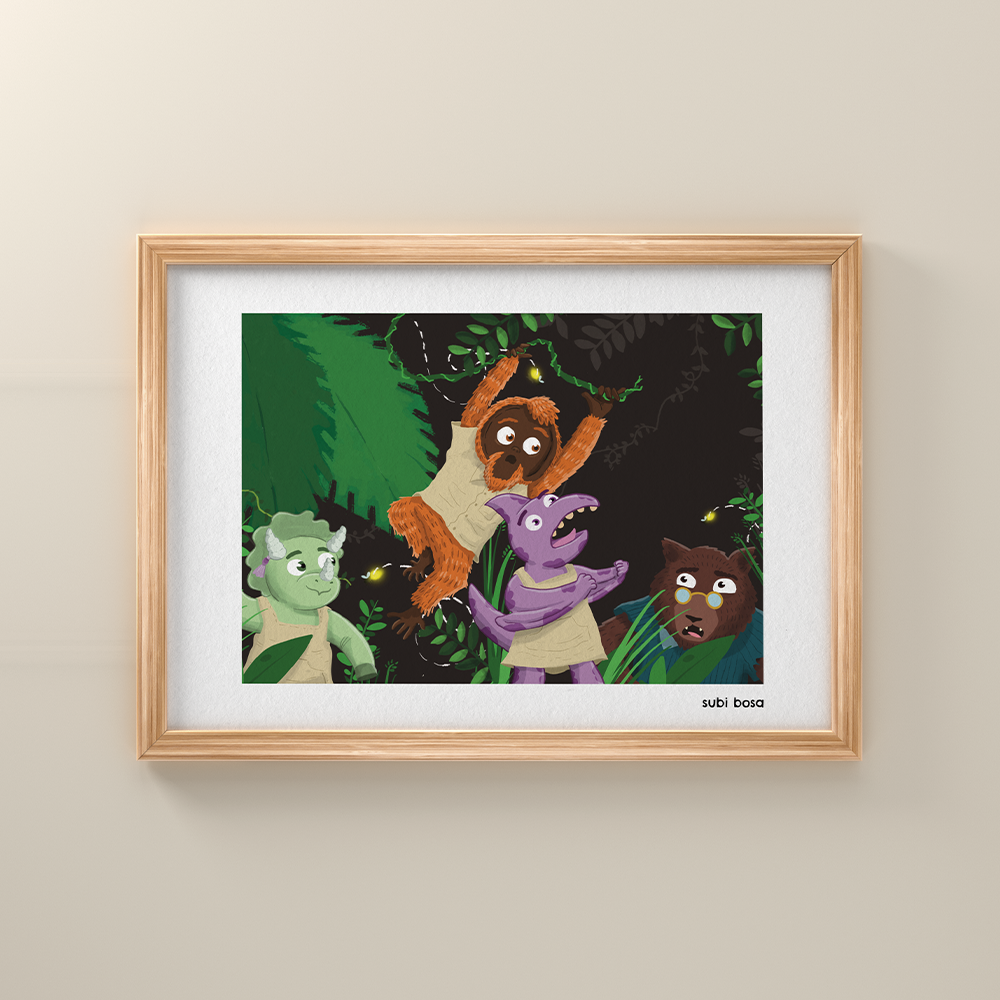 Swinging Vine Classroom Print