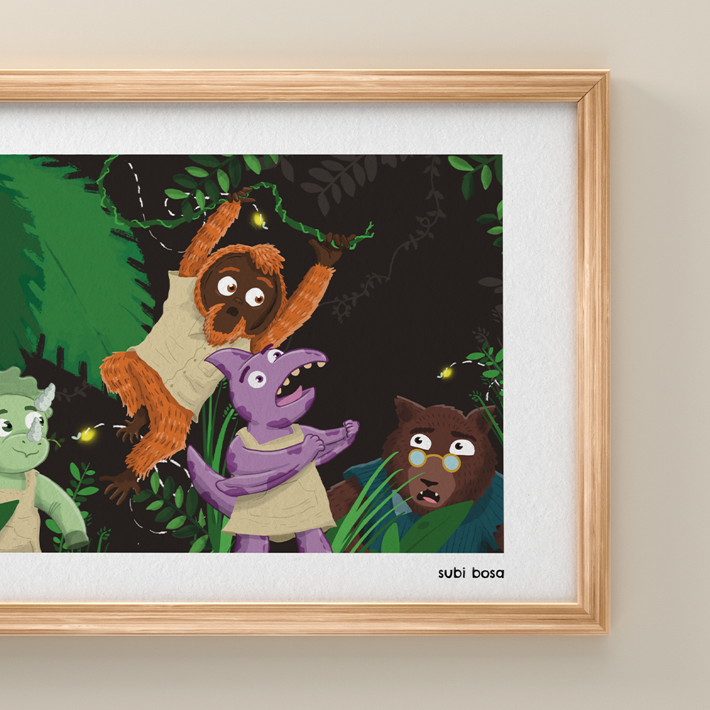 Swinging Vine Classroom Print